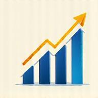 Icon representing tracking progress and results